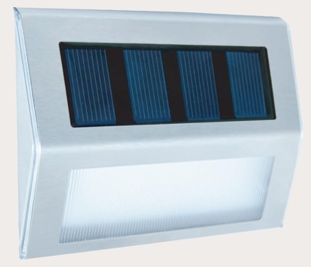 SOLVAO Solar Stair Lights Outdoor, 6 Pack Solar Step Lights with Auto On/Off Dusk to Dawn Sensor, Waterproof IP44 LED Deck Fence Lights, Stainless Steel Solar Wall Lights for Steps, Pathway, Garden - Image 7