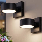 BesLowe 2-Pack LED Outdoor Wall Lights, Porch Sconce Lights by BringYourBrightFuture