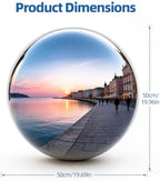 20 inch Gazing Ball, Diameter Polished Reflective Smooth Garden Sphere - Image 2