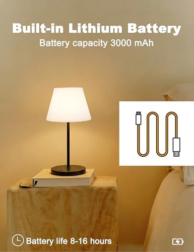 WEILAILUX Small Outdoor Table Lamp, Shower Lamp Waterproof (Mini Gold) - Image 6