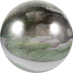Large Stainless Steel Outdoor Gazing Ball Sphere Lightweight Garden Reflective Globe Decoration with Modern Hollow Mirror Surface for Occasions by Unknown