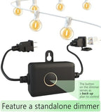 White Outdoor String Lights 30FT (1FT Apart) Remote for Patio Wedding Party - Image 3