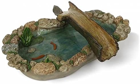 Woodland Knoll Miniature Fairy Garden Tree Bridge Pond MG283 by Marshall