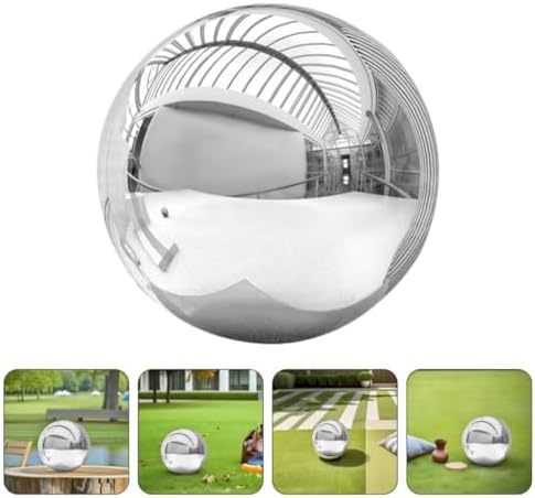 Stainless Steel Garden Mirror Globe Reflective Sphere for Outdoor Decor - Image 7