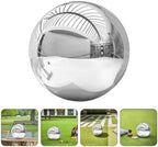 Stainless Steel Garden Mirror Globe Reflective Sphere for Outdoor Decor - Image 7