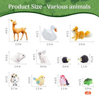 115Pcs Fairy House Kit Mini Fairy Garden Accessories Outdoor Supplies Decor - Image 4