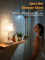 Yochoice IP65 Waterproof Shower Lamp, Rechargeable Cordless Bathroom Lamp - Image 3