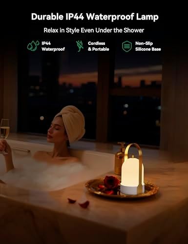 Tubicen Rechargeable Table Lamp Outdoor Portable Lantern IP44 Waterproof - Image 4