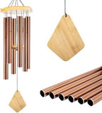 Memorial Wind Chimes 30 inch Red Copper Deep Tone Sympathy Gift Patio Porch by Howarmer
