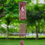 FSVGYY Solar Red Bird Wind Chime 30 Inch Metal Outdoor Hanging Light - Image 6