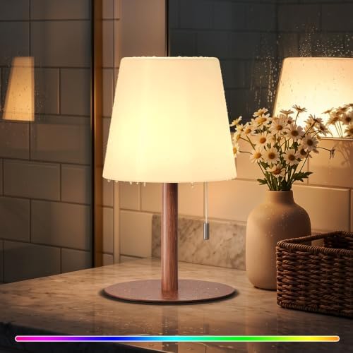 uuffoo Shower Lamp Rechargeable Cordless Light Waterproof for Bathroom Spa by UUFFOO