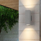 mirrea 12" Modern Outdoor Porch Light in 2 Lights, Matte Gray, 2 Pack - Image 5