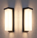 14 Inch Outdoor Wall Light, 2640LM LED Wall Sconce, Hardwired,ETL,2Pack by Tonlesm