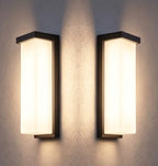 14 Inch Outdoor Wall Light, 2640LM LED Wall Sconce, Hardwired,ETL,2Pack by Tonlesm