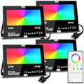 MELPO Led Flood Light 30W, 300W Equivalent Outdoor Color Changing Lights by MELPO