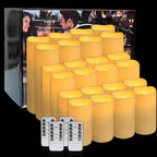 24-Pack LED Flameless Candles with Remote Control - Perfect for Home, Parties, and Special Occasions - Create a Magical Ambiance Effortlessly(Three Sizes). - Image 4