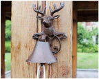 Cast Iron Dinner Bell, Outdoor Bell, Cast Iron Wall Hanging Bell Wall Mounted Doorbell for Any Home Decor - Image 3