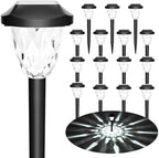 GIGALUMI Cool Outdoor Solar Garden Path Lights, Waterproof 16PK by GIGALUMI