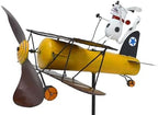 Spike Dog Aviator Whirligig Sculpture by GiftEssentials