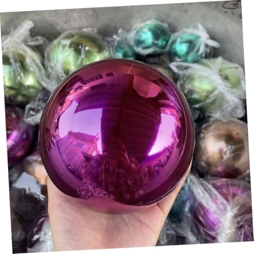 Levemolo Stainless Steel Reflective Gazing Ball for Garden Decor Polished Mirror Globe 12-Inch Outdoor Sphere Sturdy Weather-Resistant Design - Image 5