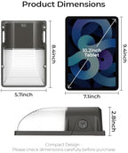 CINOTON 30W LED Wall Pack Light, 5000K 3600LM, Dusk to Dawn Sensor, 2 Pack - Image 6
