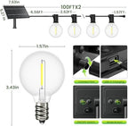 Svater 200 FT Solar String Lights Outdoor Waterproof, Remote Dimmable - Image 4