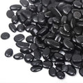 10LB Black Pebbles for Indoor Plants, 3/8 Inch Polished Small Rocks by Calofulston