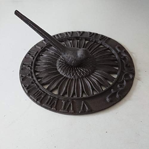 Ascalon Sunflower And Bird Cast Iron Sundial - Image 3