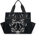 Cool Garden Tool Bag Organizer Heavy Duty Deer Gardening Tote Bag with 10 Pockets for Women Men Gardening Gifts by Home