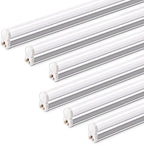 Barrina T5 LED Ceiling Light Fixtures, 2FT, 5000K, 1100LM, 10W, 6 Packs by Barrina