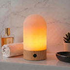 WEILAILUX Rechargeable Waterproof Shower Lamp, 2700K & Flame (Wood Grain) by WEILAILUX