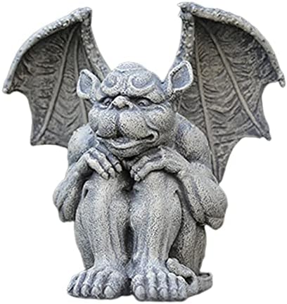 Mischievous Gargoyle Garden Gnome Statue Figurine Art Yard Lawn Hallway Plant Pot for Indoor Outdoor Home Office Collectible Crafts (17x12x17cm) - Image 5