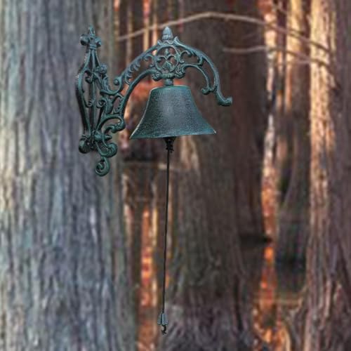 Farmhouse Dinner Iron Door Bell Hanging Decorative Bell Metal Suitable for House Yard - Image 4