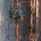 Farmhouse Dinner Iron Door Bell Hanging Decorative Bell Metal Suitable for House Yard - Image 4