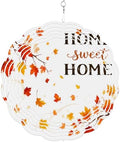 10 Inch Fall Maple Leaf Wind Spinner for Yard and Garden, Home Sweet Home Autumn Botanical Hanging Ornaments Outdoor 3D Kinetic Wind Sculpture Spinners Indoor Outdoor Patio Décor Ornaments Gift by Unknown