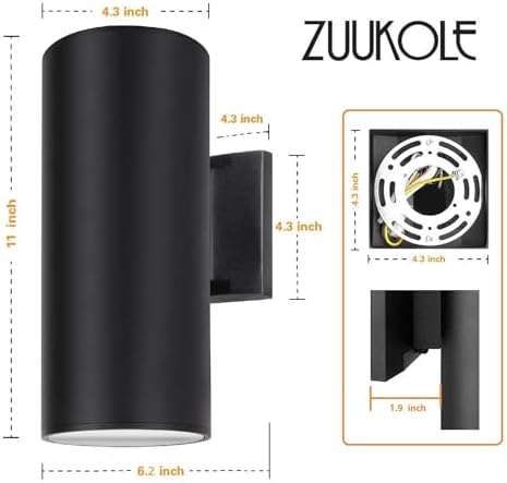 Outdoor Wall Light, Anti-Rust Waterproof Exterior Lighting - Image 5
