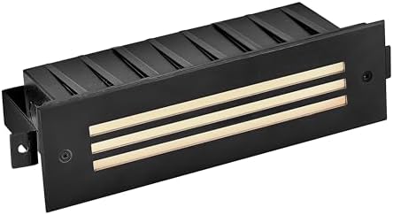 Hinkley Sparta Dash Large 12V Louvered Brick Light, Stainless Steel Black - Image 5