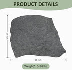 Sekcen 3 Pack Rubber Stepping Stones Outdoor Garden Rubber Pavers Pathway Walkway Paving Stones - Image 2