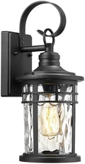 Darkaway Outdoor Wall Lights,Exterior Lighting Fixtures Wall Mount Porch Lights Waterproof Outdoor Sconce with Water Ripple Glass for House Patio Hallway Garage by Darkaway