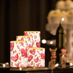 Battery Operated Candles with Timer 4 Pack Red Hearts Flameless Candles with Remote for Valentine's Day Dining Table LED Lamp for Porch Home Decorations - Image 4