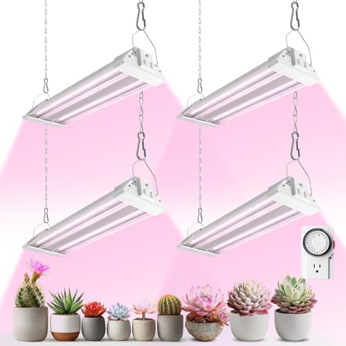Barrina TX18 1FT LED Grow Light, 72W(4 x 18W, 360W Equivalent), Timer by Barrina