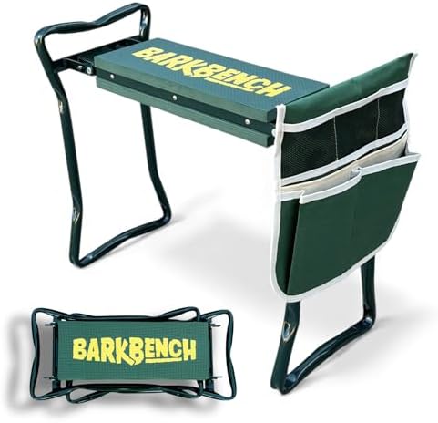 BarkBench 2-in-1 Foldable Kneeler and Seat – Multi-Use Padded Bench for Gardening, Dog Grooming, Bath Time & Home Projects. Great Gift for DIY Enthusiasts, Care Givers, Pet Owners and Seniors. by Unknown