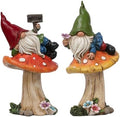 TERESA'S COLLECTIONS Set of 2 Cute Fall Gnomes Garden Decor for Yard 7" by TERESASCOLLECTIONS