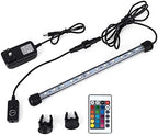 MQ 23 in Submersible LED Aquarium Light, 9W Color Changing Fish Tank Light with Remote Control, IP68 Crystal Glass 30 LEDs Lights Bar, for Fish Tank 30-37 inch by MQ