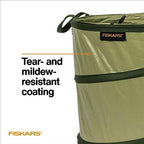 Fiskars Kangaroo Collapsible Garden Bag for Yard Waste, 10 Gallon Reusable Container for Lawn Care and Gardening - Image 4