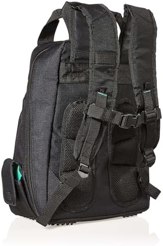 Amazon Basics Tool Backpack with LED Light, 55 Pockets, Padded Shoulder Straps, Tool Storage Bag, Black - Image 3