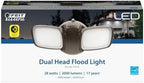Feit Electric 28W Dusk to Dawn Dual Head Outdoor LED Security Flood Light, 2000 Lumens, 5000K Daylight, Adjustable Heads, Wet Location Rated, 50,000-Hour Lifetime, Bronze Finish, S9DFL/850/DD/BZ/V1 - Image 2
