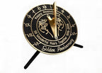 Brass Sundial with Pedestal for 50th Wedding Anniversary by Morgtta