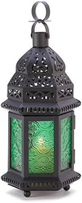 LANTERNS for WEDDINGS Vintage MOROCCAN Style -(Pack of 2) (GREEN) by Unknown
