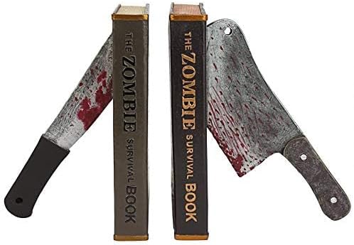 Design Toscano Dead Read, Bloody Zombie Sculptural Bookends, 11 inch - Image 4